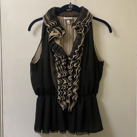 Robert Rodriguez Ruffled Top Blouse Medium EUC - Picture 7 of 14